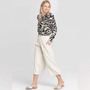 Who What Wear Off White Pant